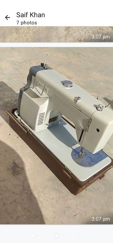 silai machine company name Adler de luxe for sell 10by9 condition 5