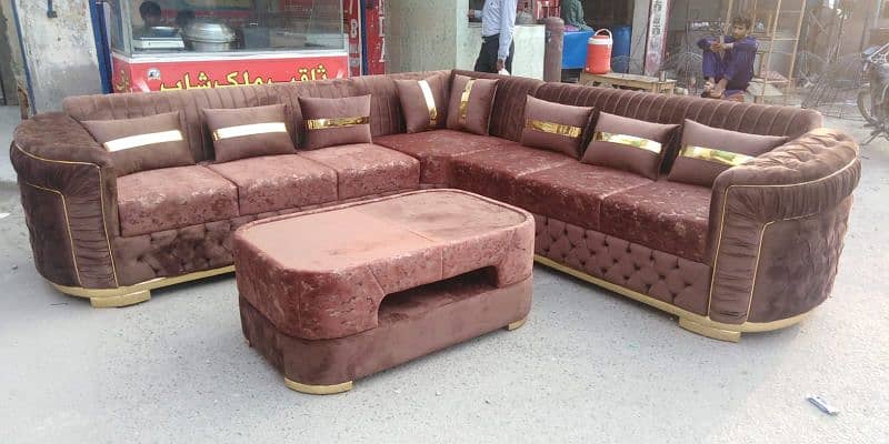 L shape sofa set 3