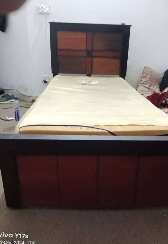 single wooden bed 3