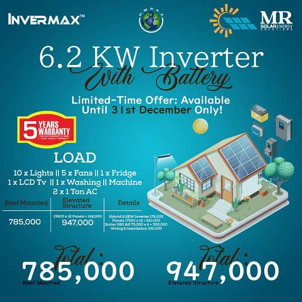 Solar Inverter , Solar Installation , Best Price In Karachi. 5