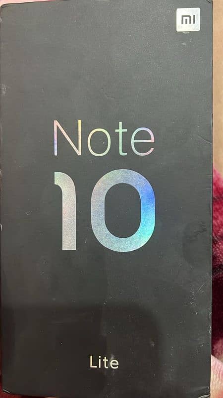 Xiaomi Note 10 lite With Box 6/128 1