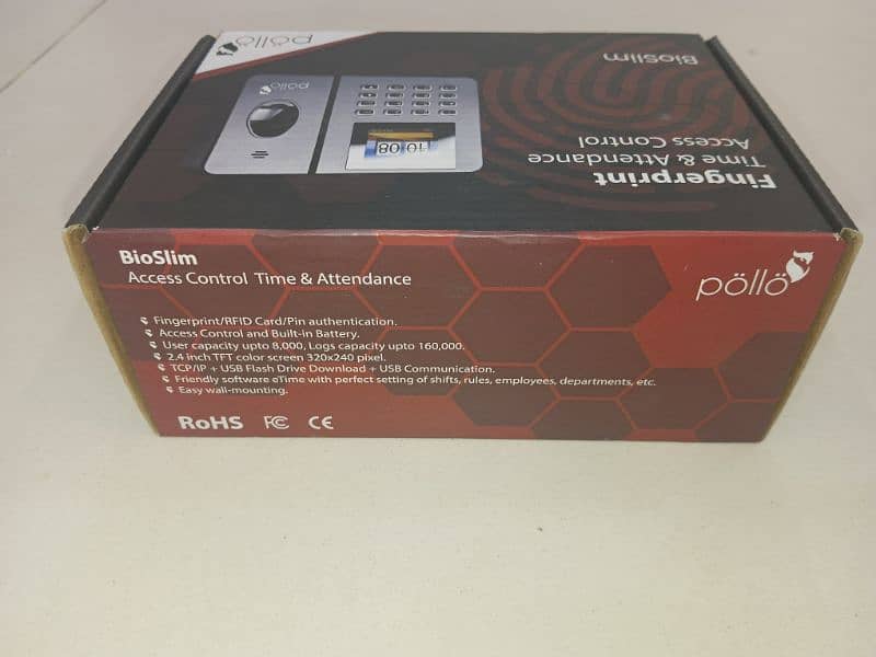 Pollo Bio Slim Fingerprint Time Attendance PLB-2000 7