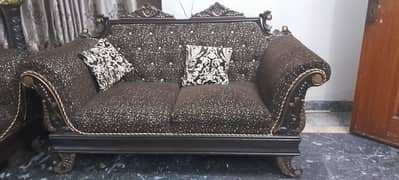 Solid Wood Sofa Set