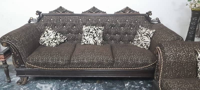 Solid Wood Sofa Set 1