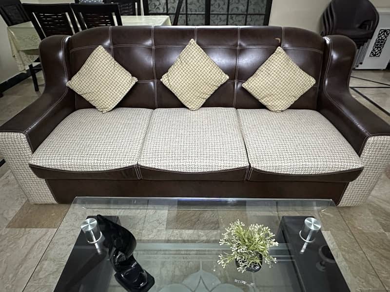 7 Seater Sofa Set with table 2