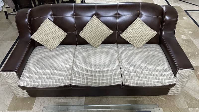 7 Seater Sofa Set with table 3