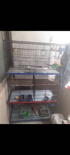 8portion folding cage. . All accesories