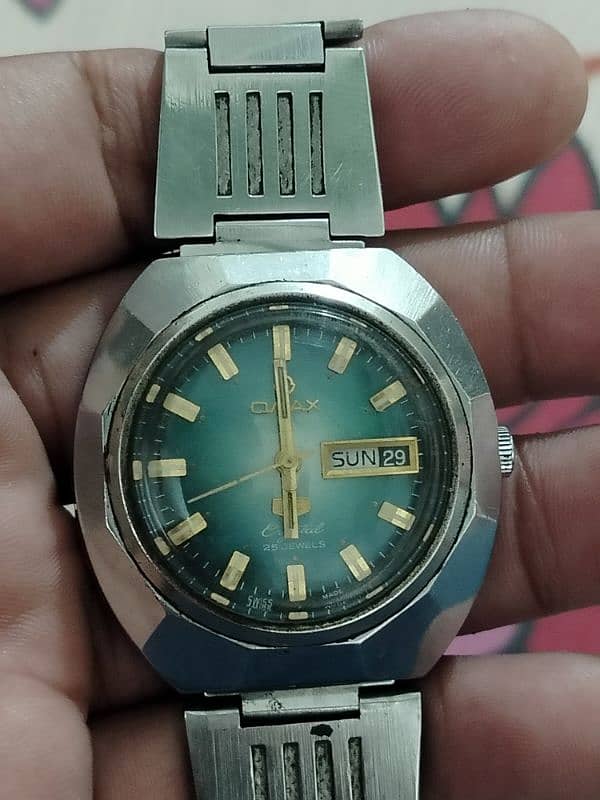 Antique Omax Swiss made vintage watch Seiko 5 citizen Rolex orient 0