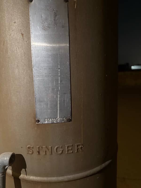 singer gas geyser with new sheild 0