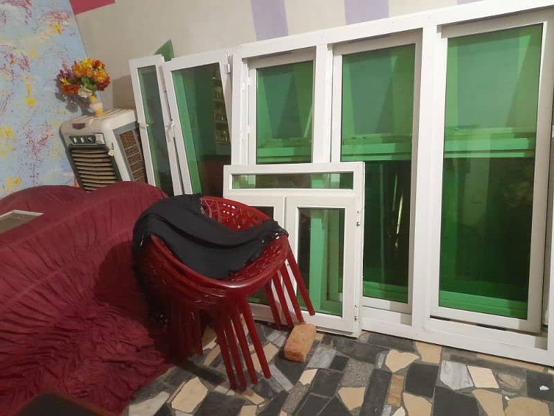 almoneam window and u PVC window dubble gall heat proof03096246602 2