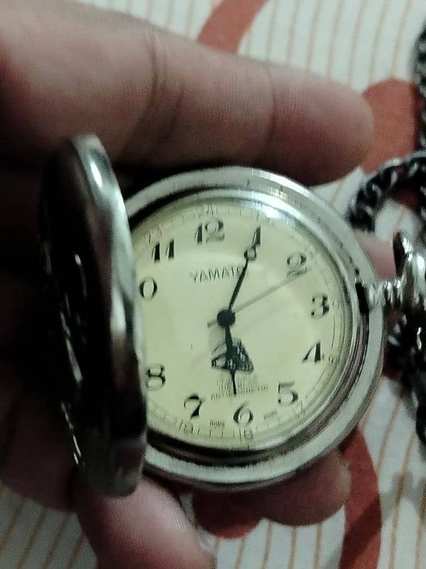 Antique pocket watch Railway Yamato Hong Kong Vintage Seiko 5 citizen 3