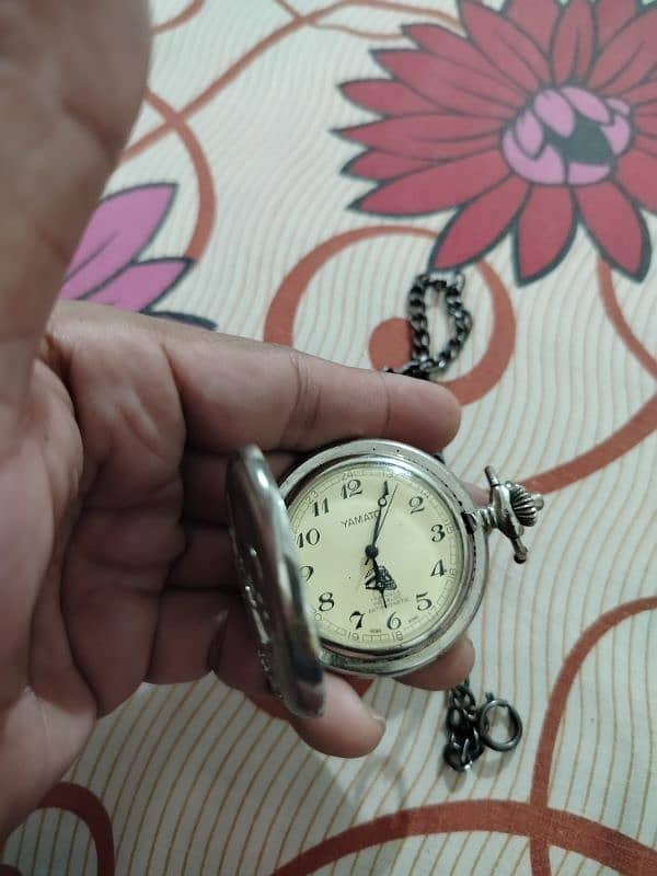 Antique pocket watch Railway Yamato Hong Kong Vintage Seiko 5 citizen 4