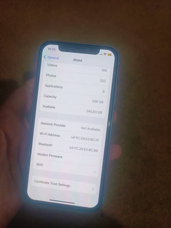 Iphone X 256 bypass 1