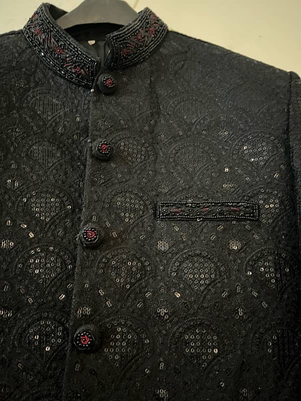 black sherwani 1