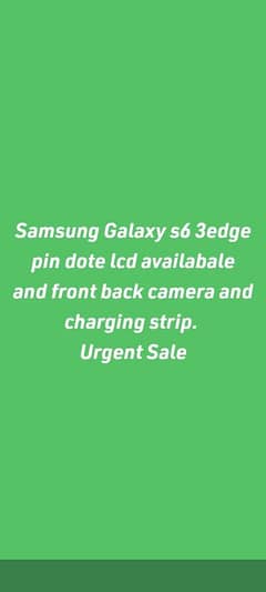 s6 edge parts