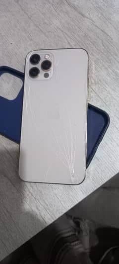 12 pro non pta 128gb back crack but water pack 10/9 condition factory