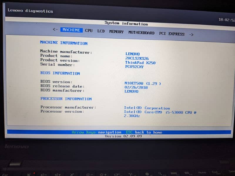 lenovo Thinkpad x250 1