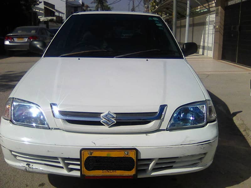 SUZUKI CULTUS VXRi MODEL 2016 L E WHITE COLOUR BEHTREEN CONDITION 4