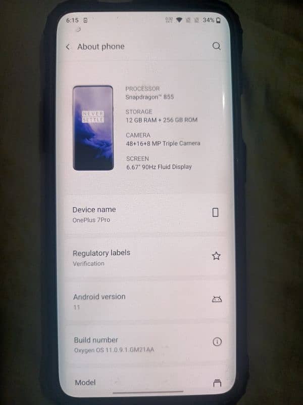 One plus 7pro 12/256 1