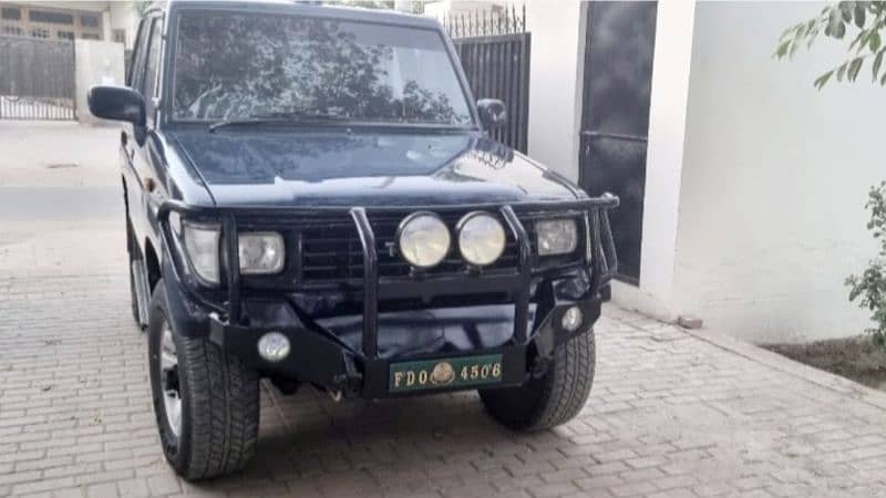 Toyota LC 70 Series Metal Front Bumper 4