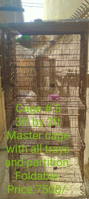 6 cages for sale in reasonable price 3