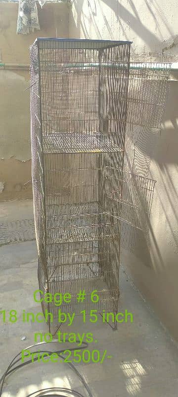 6 cages for sale in reasonable price 5