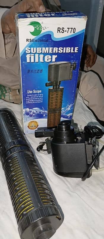 Aquarium Filter and Heater 2