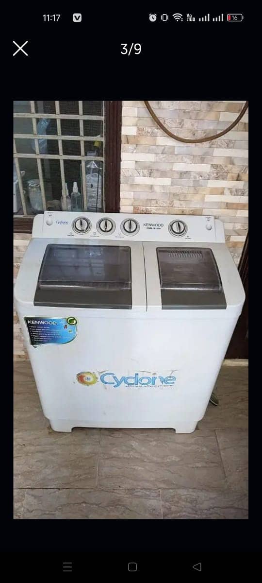 Kenwood Cyclone Washing Machine 1