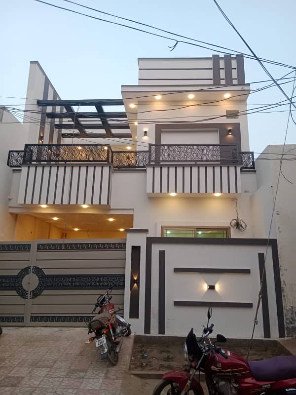 Allama Iqbal town Dewan wali Puli New brand Spanish 6 marly proper double story house for sale 5