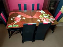 6 seater dining table.