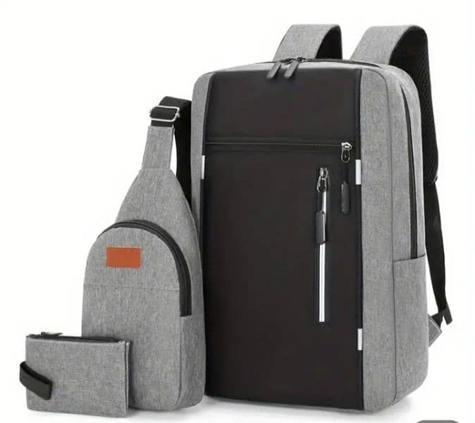 3pcs Oxford Fabric Backpack Set 1