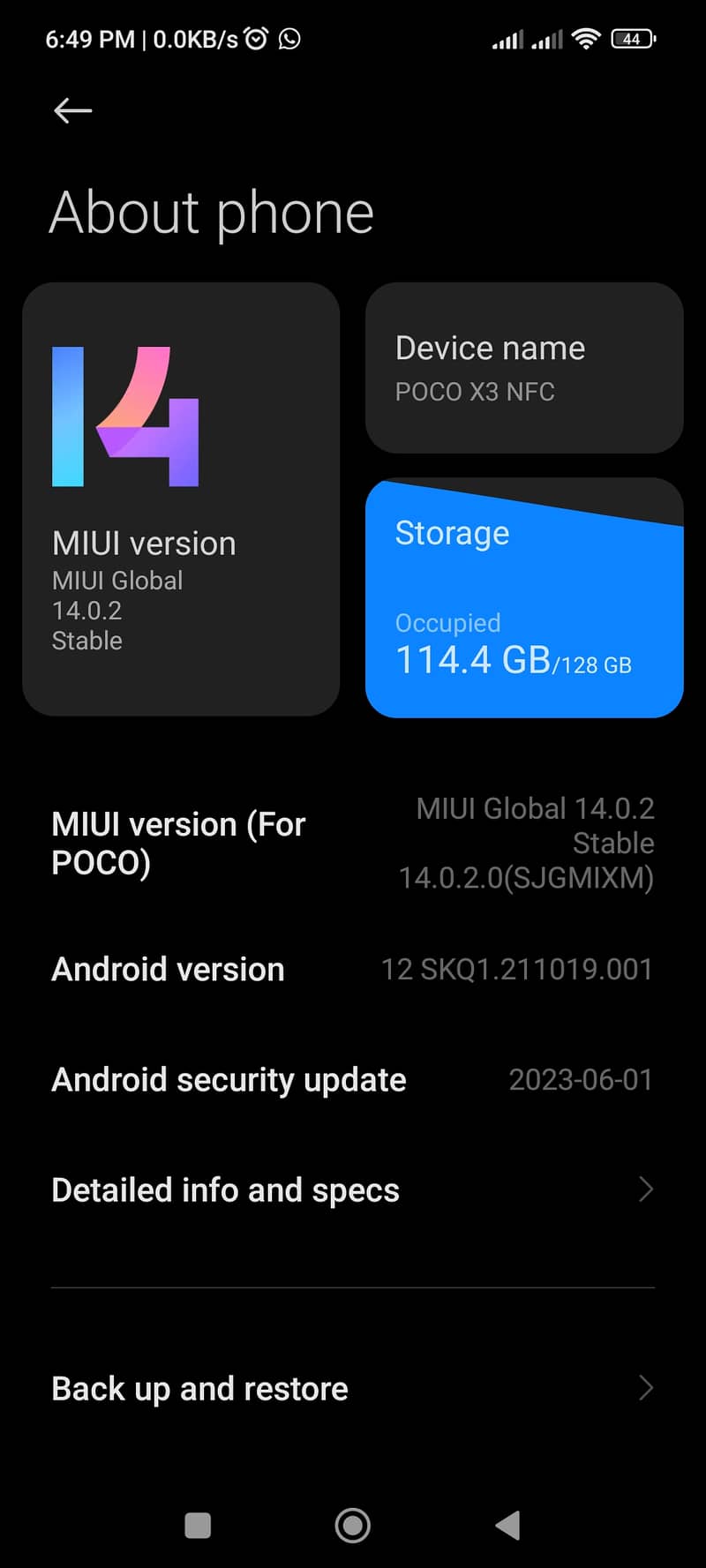 Xiaomi Poco X3 3