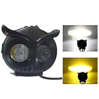 Owl Bike Fog White Yellow Dual Light With Dual Flasher 4