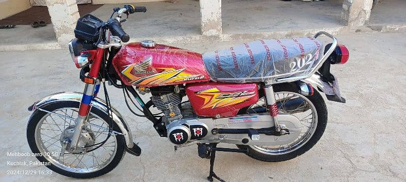 Honda cg 125cc model 21 panjab number sab ok hai koi kam nahi apne ala 0