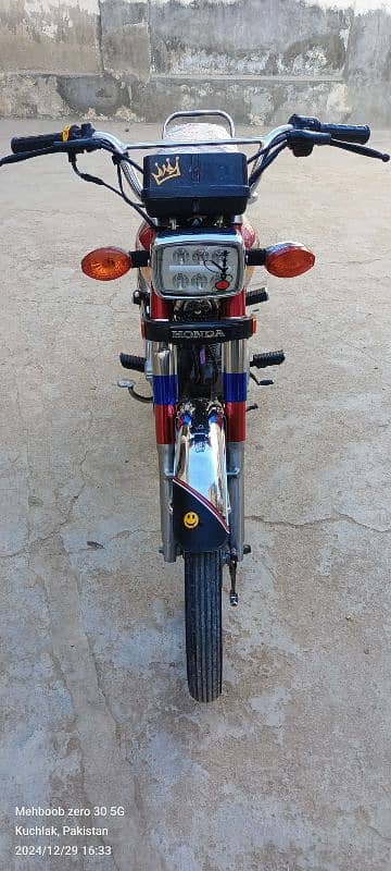 Honda cg 125cc model 21 panjab number sab ok hai koi kam nahi apne ala 1