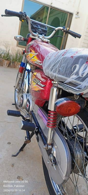 Honda cg 125cc model 21 panjab number sab ok hai koi kam nahi apne ala 7