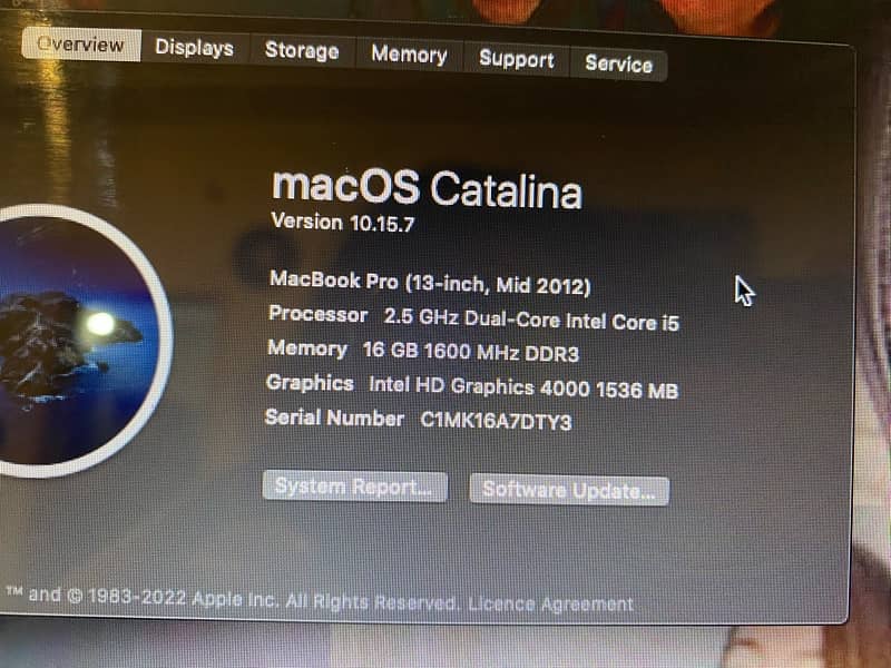 MacBook Pro mid 2012 6