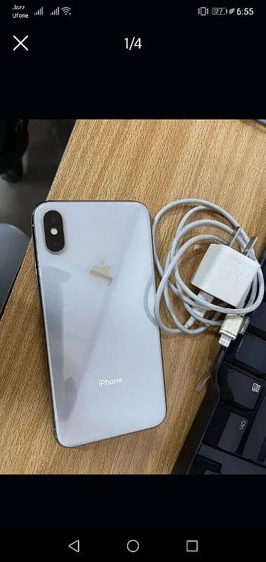 I phone x Non pta white color 0