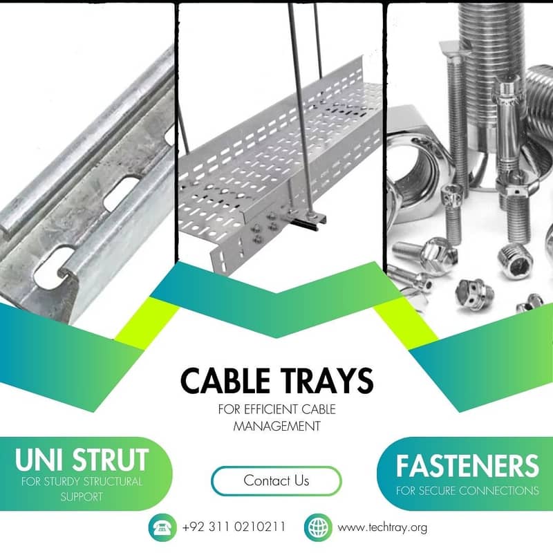 Cable Tray | Perforated, Ladder, Duct | Unistruts | Fasteners 1