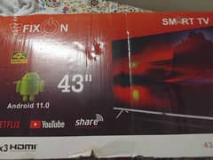 Fixon android 11.0 led for sale not used no open box packed no used