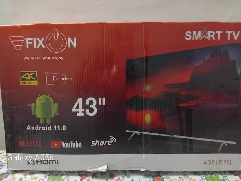 Fixon android 11.0 led for sale not used no open box packed no used 1