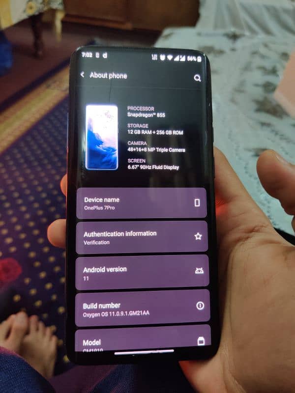 one Plus 7pro 12GB 256GB 1