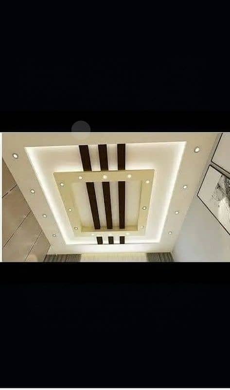 Woden falor jipsum ceiling  fall ceiling 9