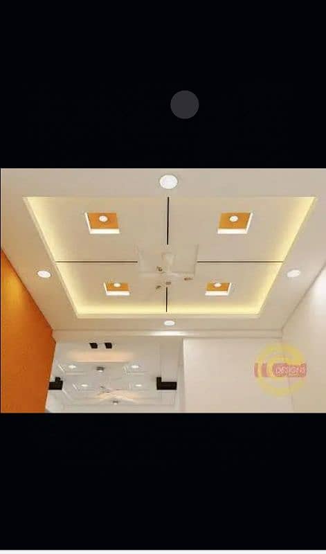 Woden falor jipsum ceiling  fall ceiling 12