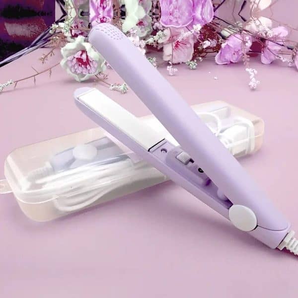 Mini Portable Hair Straightner / Air Smooth, Silky, Frizz-free And He 6