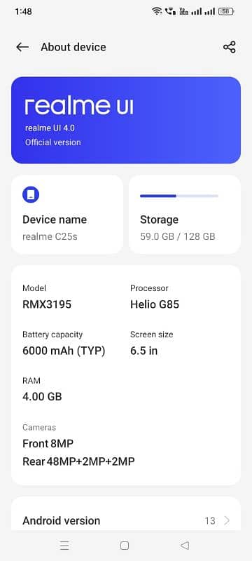 Realme c25s 1