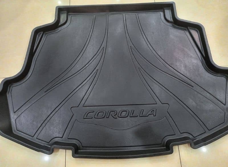 Trunk plastic Mat for Corolla 2014 to 2024 1