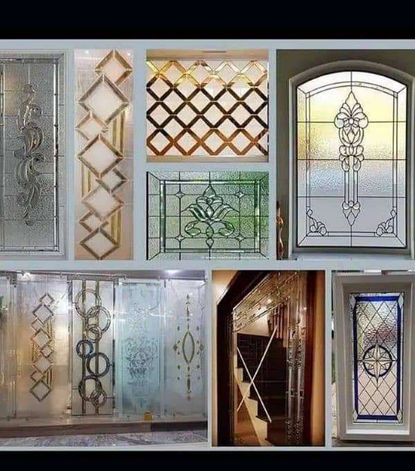 Window Glass Doors Partition Aluminum Glass Works. 18