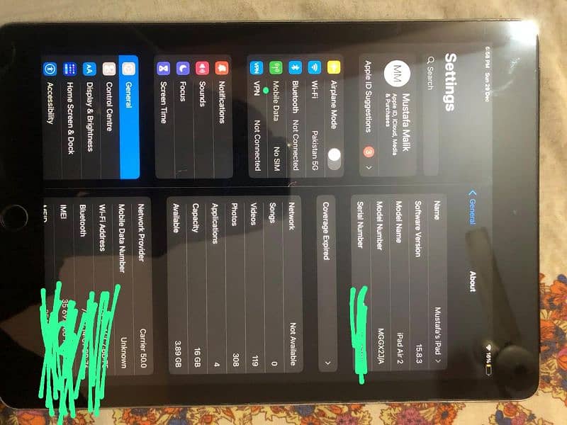 IPAD AIR 2 9.7 INCH 16GB 10/10 CONDITION 9