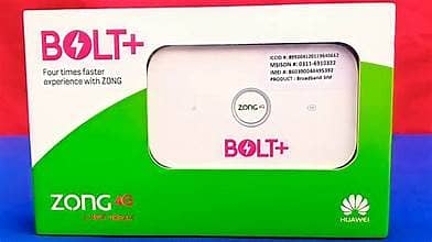 Zong 4G Bolt+ Wireless MBB internet WiFi Portable Cloud Device 0